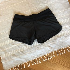 Lululemon |  Black Run Times Shorts Size 10